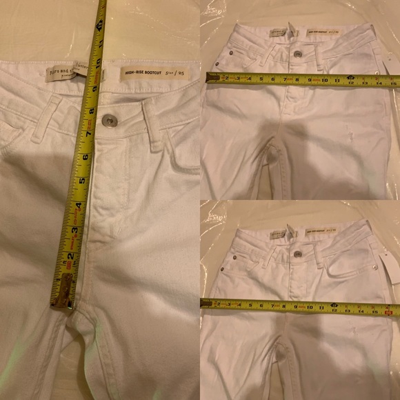 NWT Anthropologie pilcro high rise boot cut crop - Picture 8 of 8